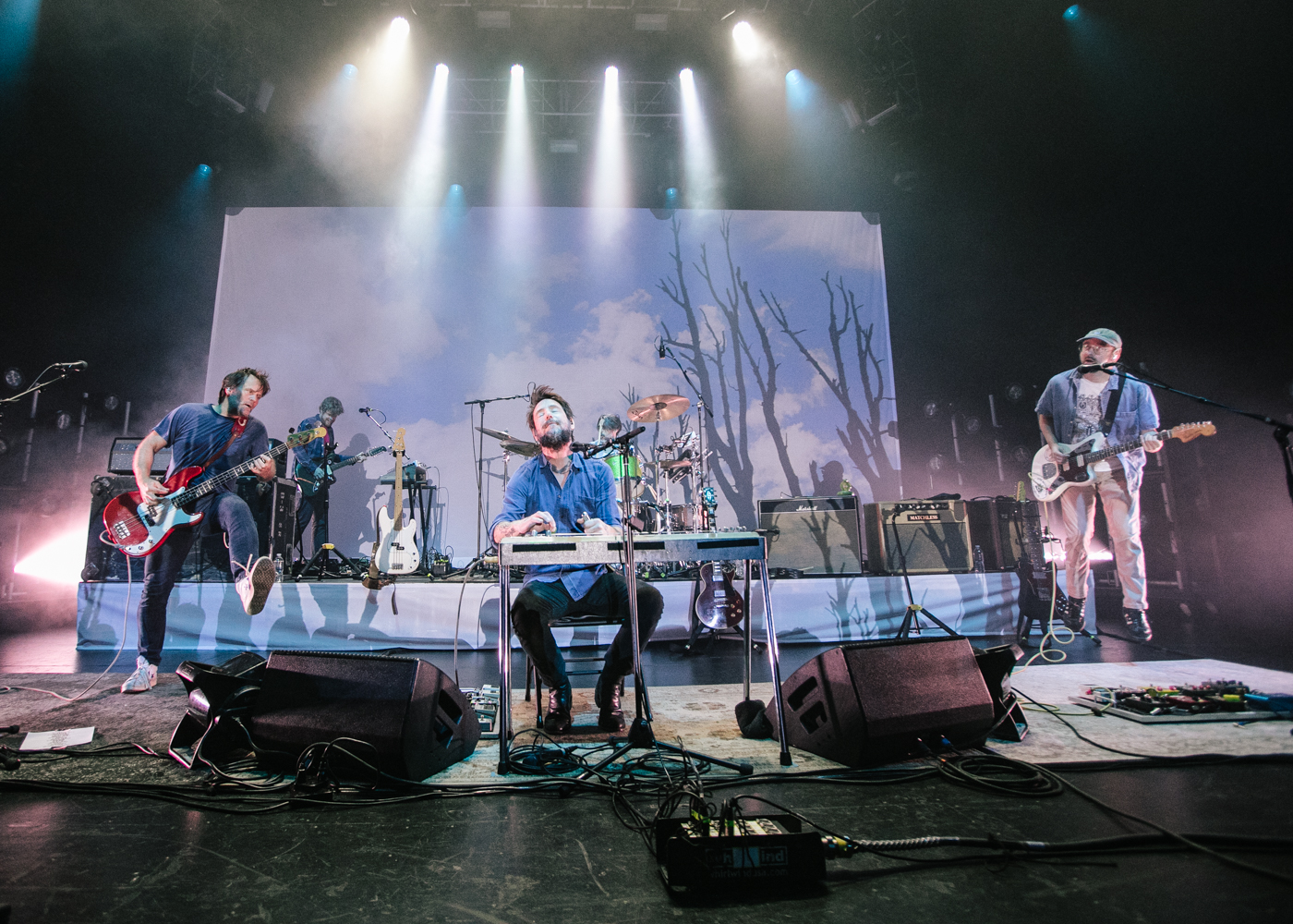 Band Of Horses performing on tour